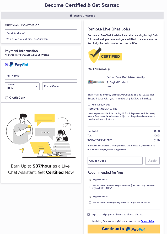 Live Chat Jobs